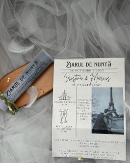 Invitație tip ziar